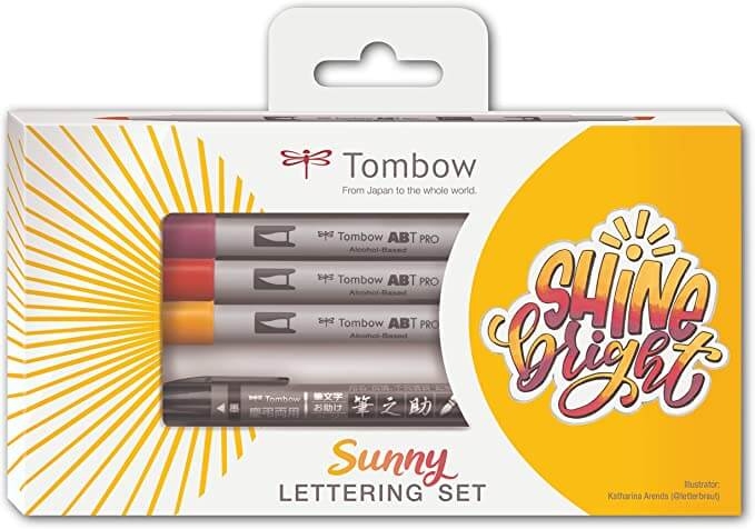 ROTULADOR TOMBOW, SUNNY LETTERING SET