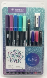 ROTULADOR TOMBOW ABT  SET COLOR   LETTERING LOVER