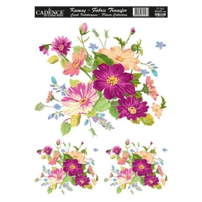 TRANSFER TELA CADENCE 25x35 FLOWER COLLECTION