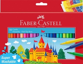 ROTULADORES FABER CASTELL 50 COLORES 554204