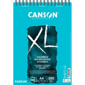 BLOC CANSON XL AQUARELLE A4 300 GR 30 H