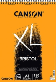 BLOC CANSON XL BRISTOL A3 180 GR 50 H
