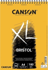 BLOC CANSON XL BRISTOL A4 180 GR 50 H