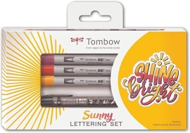 ROTULADOR TOMBOW  SUNNY LETTERING SET