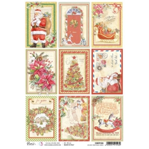 PAPEL ARROZ CIAO BELLA A4 HOLIDAY GREETING CARDS