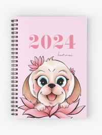 AGENDA 2024 HANNAI LOTUS DOG A5 D P ANILLAS
